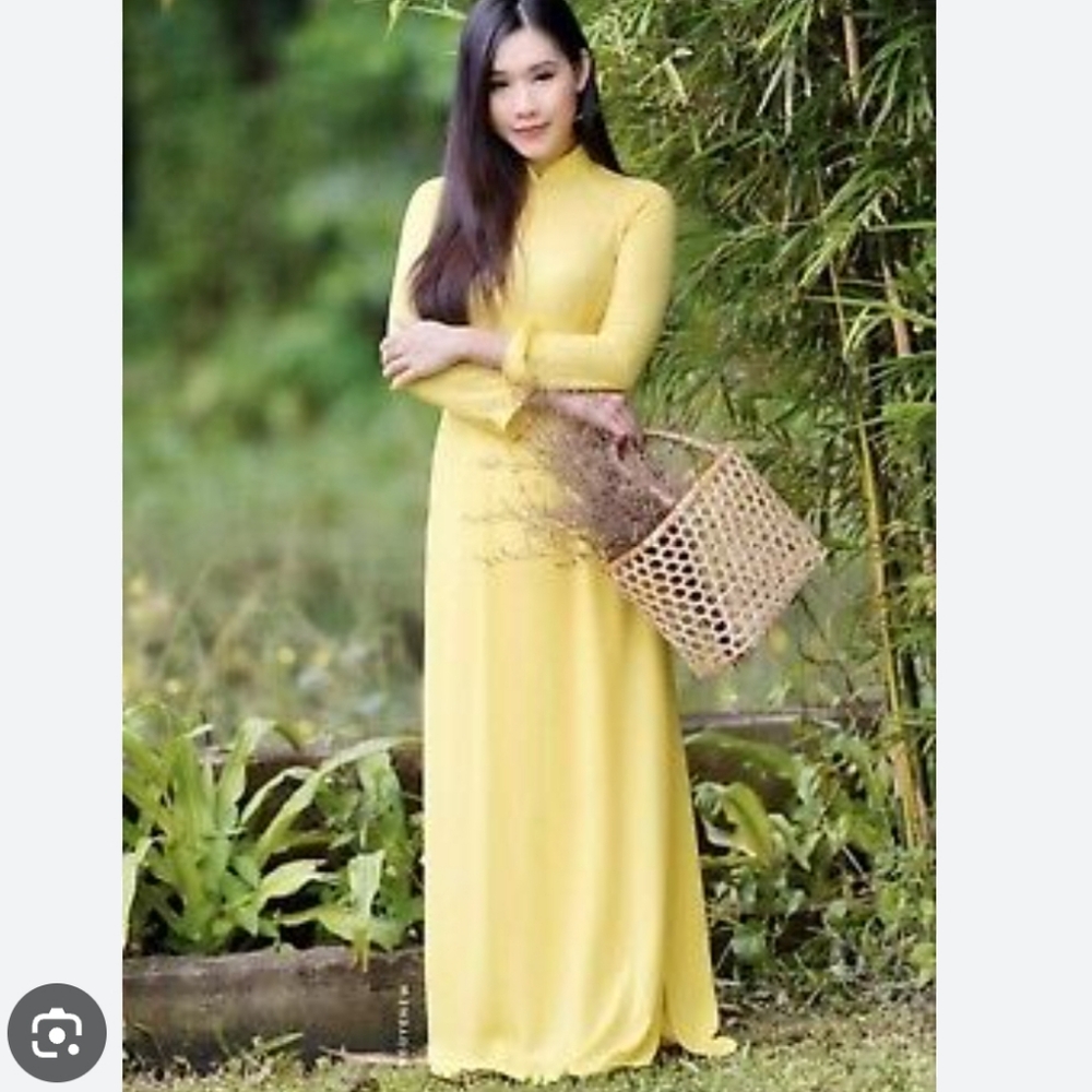 ‼️3/$20 Floral Ao Dai traditional Vietnamese dress
